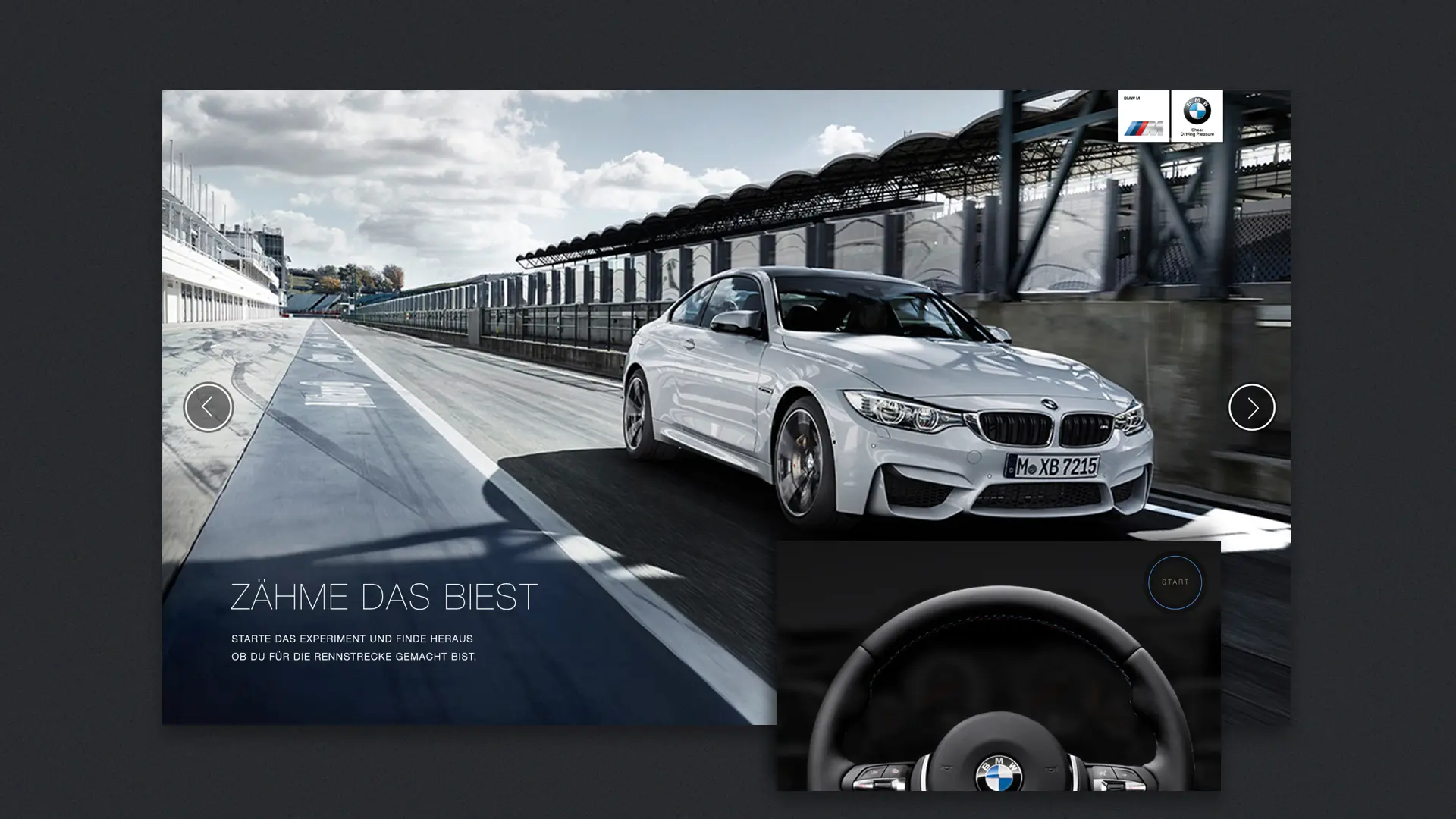 BMW M Experience, Screen 3