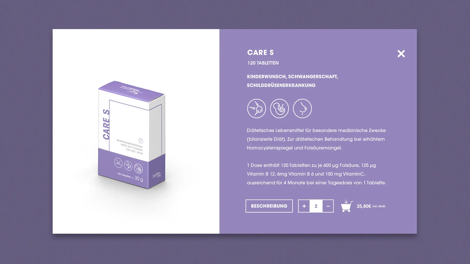Medivital, Screen 4